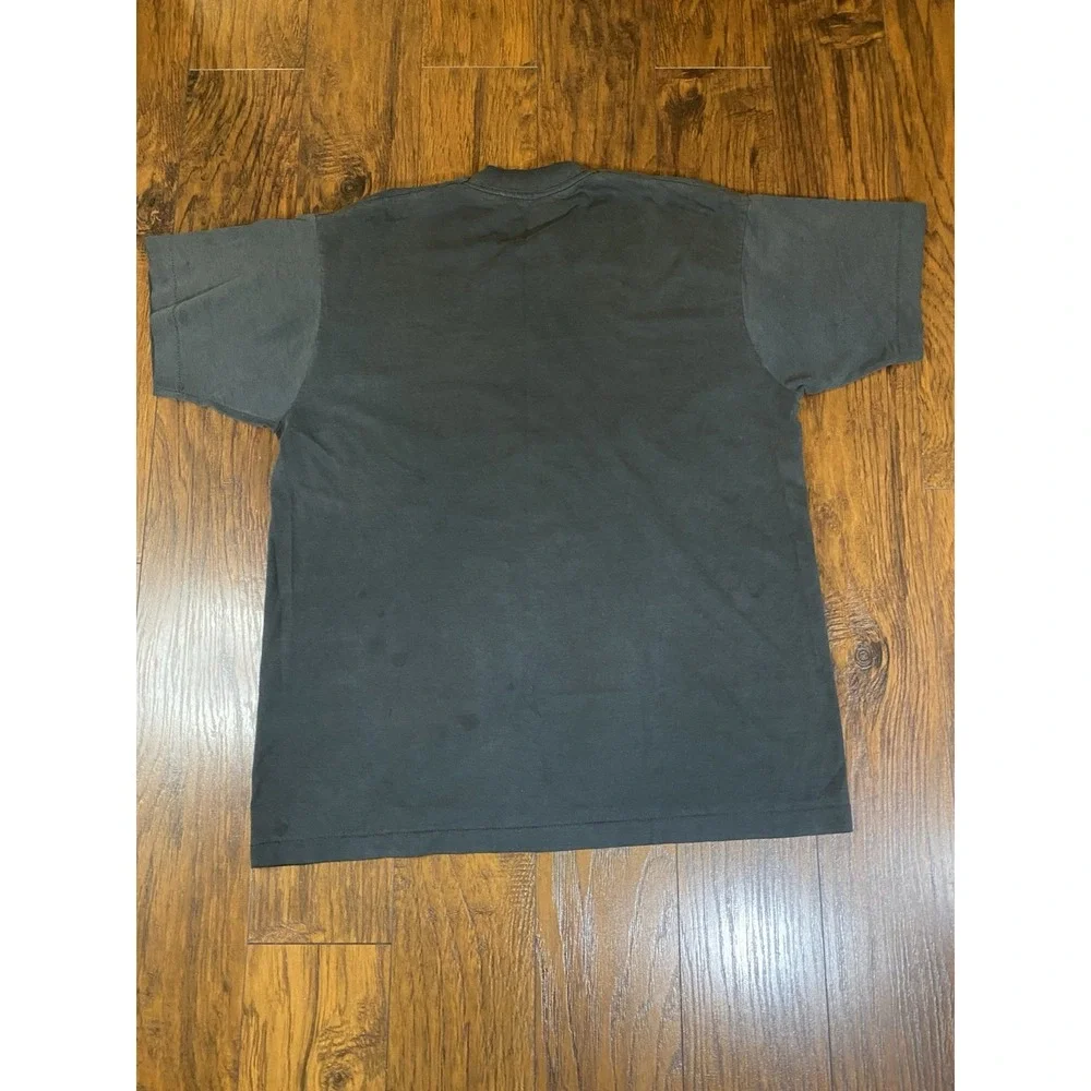 Vintage Velva Sheen Mickey Mouse California TShirt Black Orange Single Stitch XL